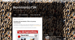 Desktop Screenshot of movimiento15m.org