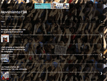 Tablet Screenshot of movimiento15m.org